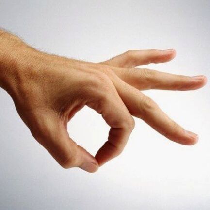 Jelqing се извършва с помощта на палеца и показалеца.